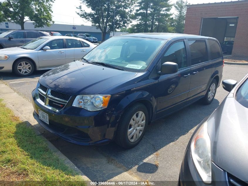 2016 Dodge Grand Caravan Se VIN: 2C4RDGBG6GR122344 Lot: 39680446