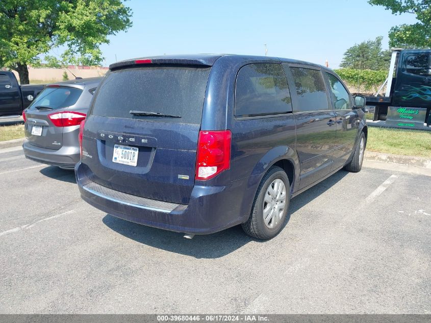 2016 Dodge Grand Caravan Se VIN: 2C4RDGBG6GR122344 Lot: 39680446