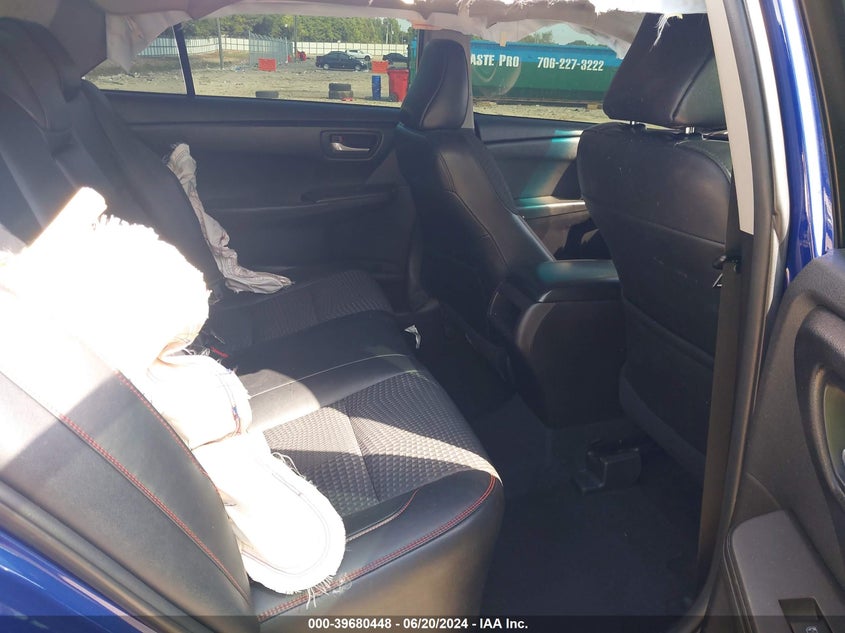 2015 Toyota Camry Se VIN: 4T1BF1FK0FU986679 Lot: 39680448