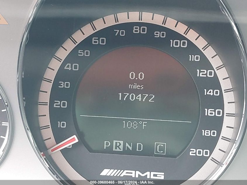 2010 Mercedes-Benz E 63 Amg VIN: WDDHF7HB2AA150807 Lot: 39680465