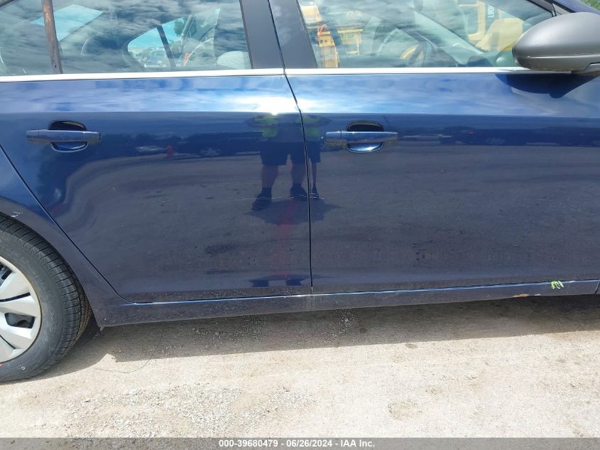 2011 Chevrolet Cruze Ls VIN: 1G1PC5SH6B7196373 Lot: 39680479