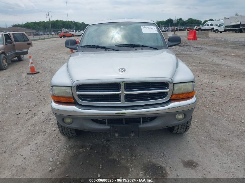 2002 Dodge Dakota Slt VIN: 1B7HG48N72S666334 Lot: 39680525