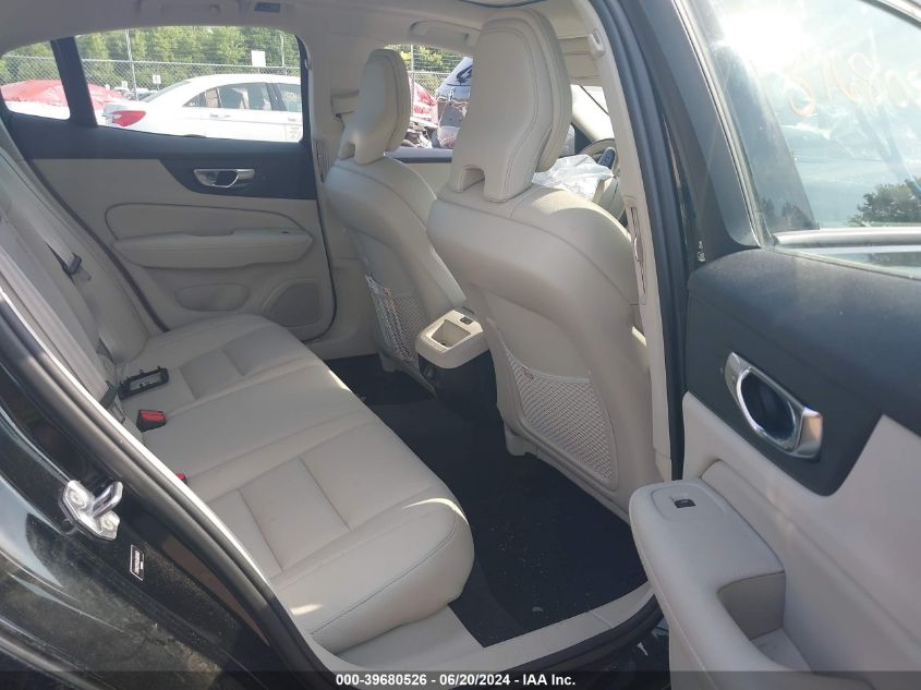 2020 Volvo S60 T6 Momentum VIN: 7JRA22TK3LG063923 Lot: 39680526