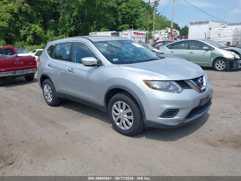 2015 Nissan Rogue S VIN: KNMAT2MV7FP567691 Lot: 39680541