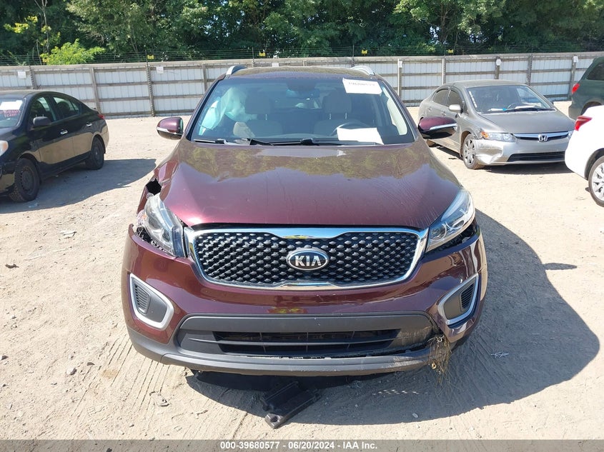 2018 Kia Sorento 2.4L Lx VIN: 5XYPGDA33JG419157 Lot: 39680577