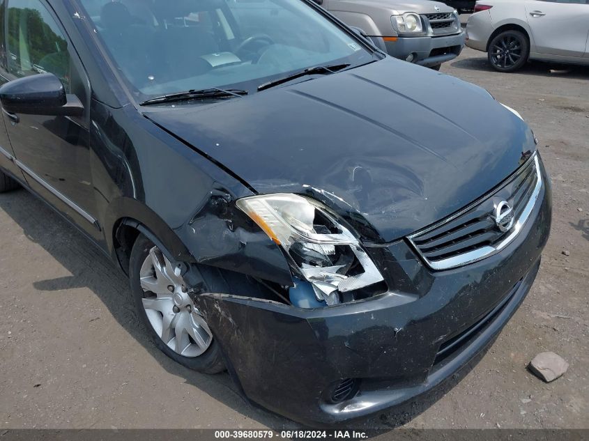 2010 Nissan Sentra 2.0S VIN: 3N1AB6APXAL690781 Lot: 39680579