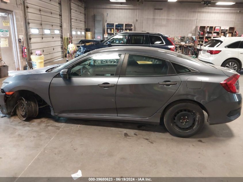 2020 Honda Civic Lx VIN: 2HGFC2F6XLH562871 Lot: 39680623