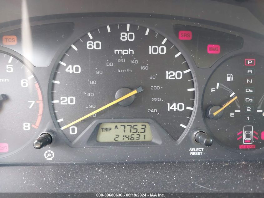 2001 Honda Accord Ex VIN: 1HGCG16541A031234 Lot: 39680636