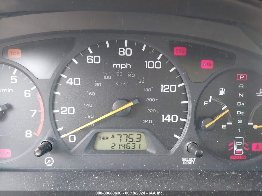 2001 Honda Accord Ex VIN: 1HGCG16541A031234 Lot: 39680636