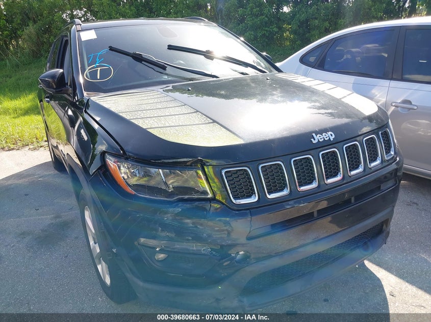 VIN 3C4NJCBB0LT162107 2020 JEEP COMPASS LATITUDE FWD
