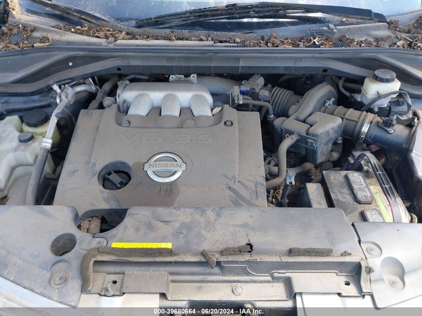 2006 Nissan Murano Sl VIN: JN8AZ08T36W423142 Lot: 39680664