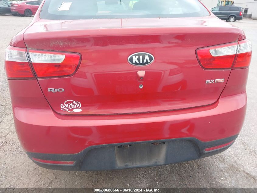 2013 Kia Rio Ex VIN: KNADN4A35D6147546 Lot: 39680666