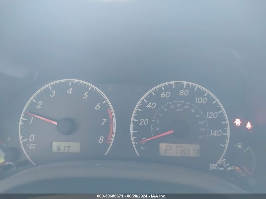 2009 Toyota Corolla S VIN: 2T1BU40E89C008673 Lot: 39680671