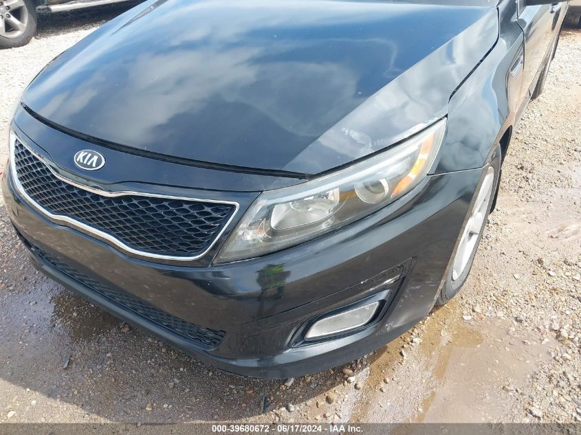 2015 Kia Optima Lx VIN: 5XXGM4A72FG497338 Lot: 39680672