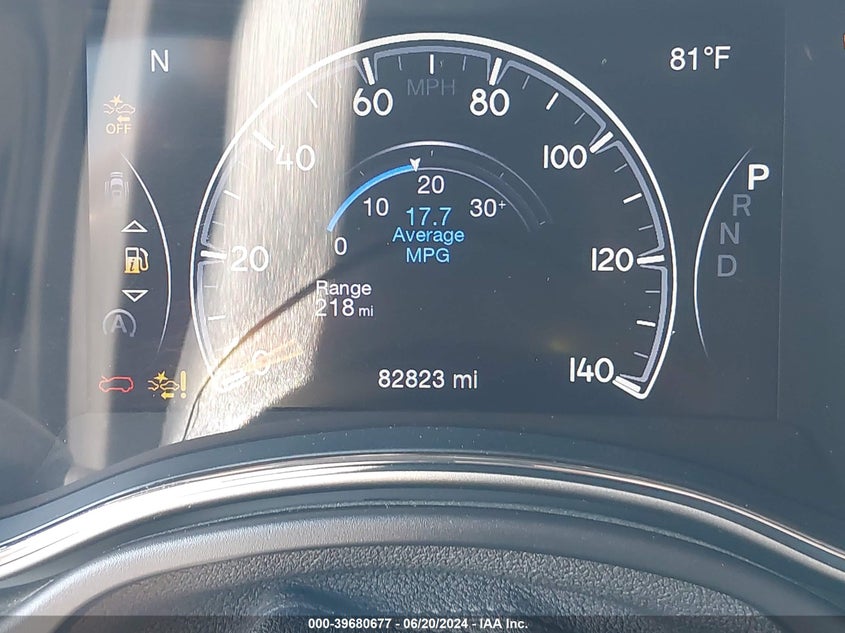 2018 Jeep Grand Cherokee Limited VIN: 1C4RJFBGXJC219890 Lot: 39680677