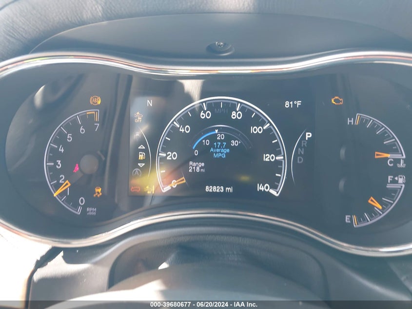 2018 Jeep Grand Cherokee Limited VIN: 1C4RJFBGXJC219890 Lot: 39680677