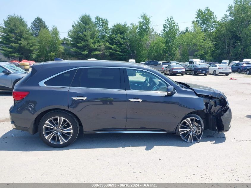 2019 Acura Mdx Tech Pkg VIN: 5J8YD4H53KL008692 Lot: 39680693