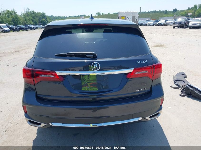 2019 Acura Mdx Tech Pkg VIN: 5J8YD4H53KL008692 Lot: 39680693