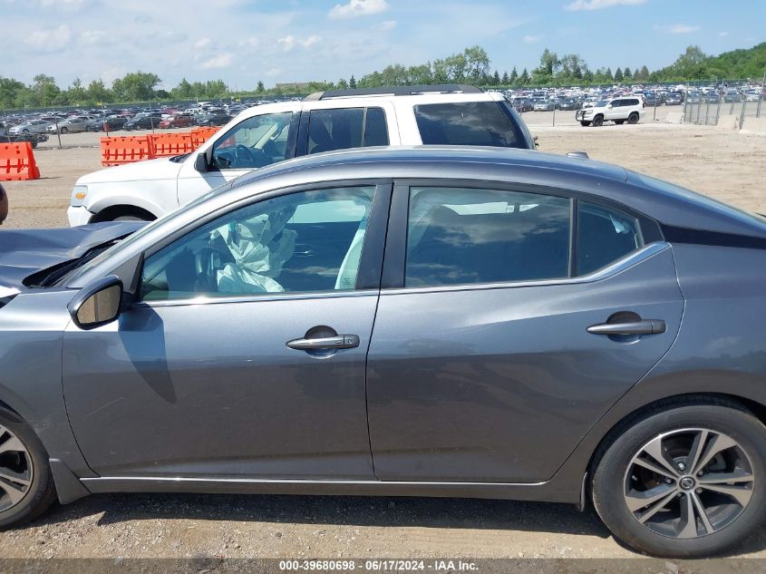 2022 Nissan Sentra Sv Xtronic Cvt VIN: 3N1AB8CVXNY226180 Lot: 39680698
