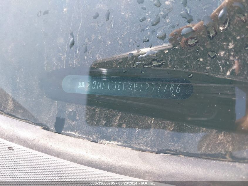 2011 Chevrolet Equinox 1Lt VIN: 2GNALDECXB1297766 Lot: 39680705