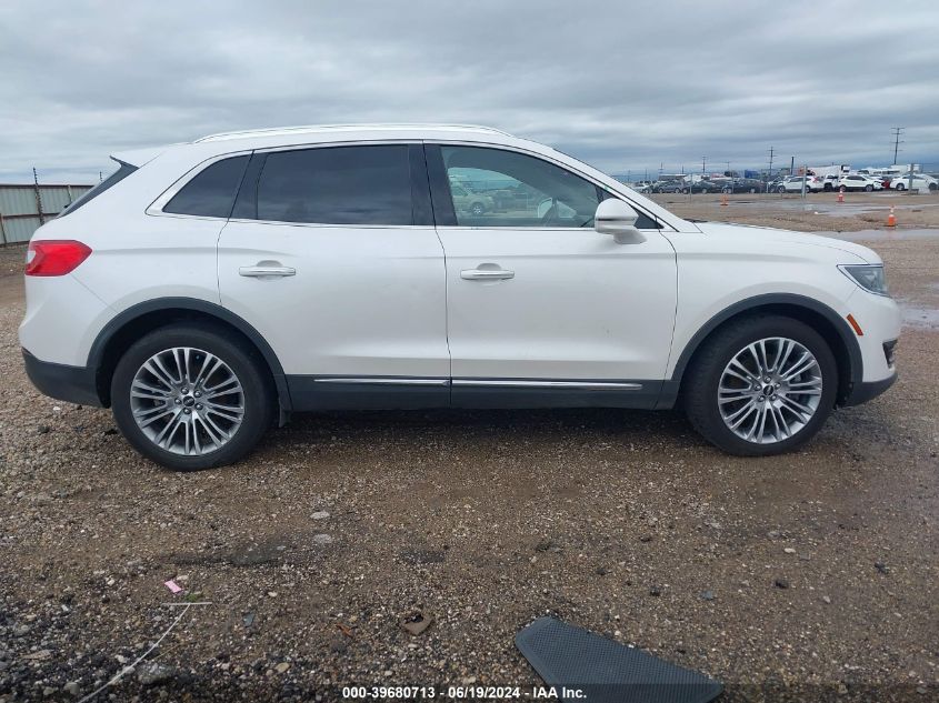 2017 Lincoln Mkx Reserve VIN: 2LMPJ8LR9HBL52671 Lot: 39680713