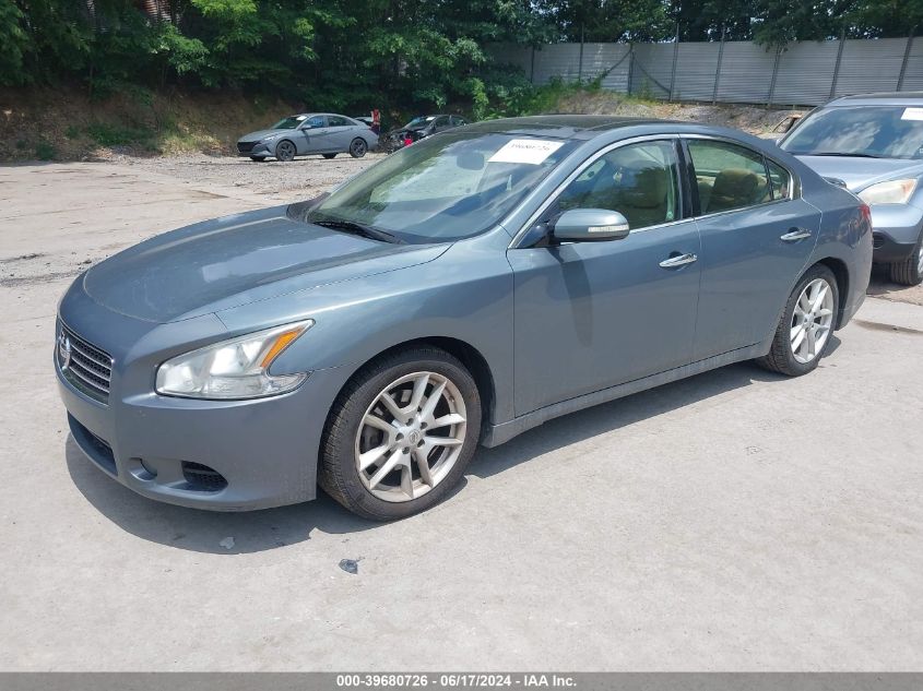 2010 Nissan Maxima 3.5 Sv VIN: 1N4AA5AP8AC827860 Lot: 39680726