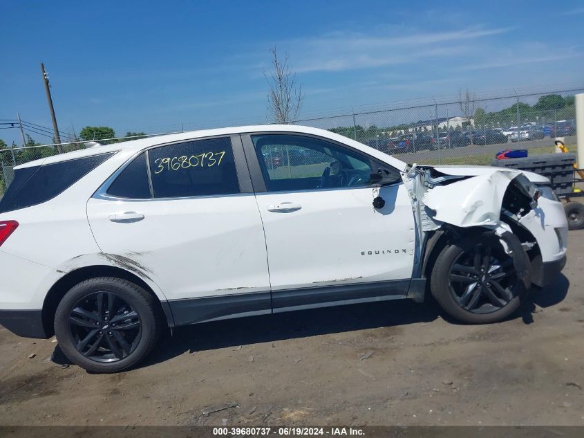 2021 Chevrolet Equinox Lt VIN: 3GNAXUEV2MS180132 Lot: 39680737