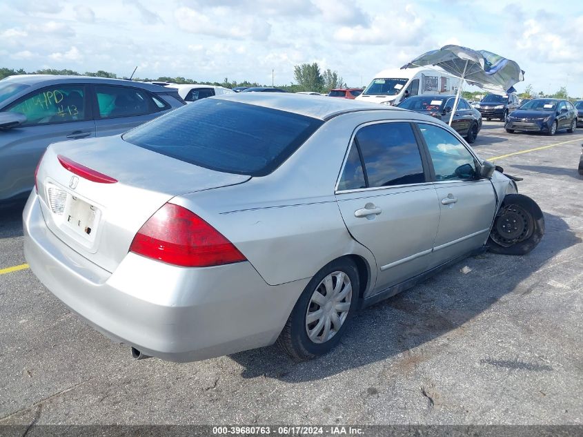 2006 Honda Accord 2.4 Lx VIN: 3HGCM56456G701163 Lot: 39680763