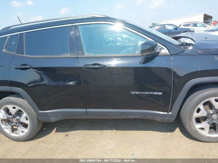 2018 Jeep Compass Limited 4X4 VIN: 3C4NJDCB8JT365702 Lot: 39680764