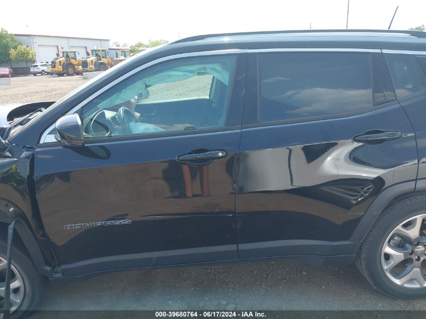 2018 Jeep Compass Limited 4X4 VIN: 3C4NJDCB8JT365702 Lot: 39680764