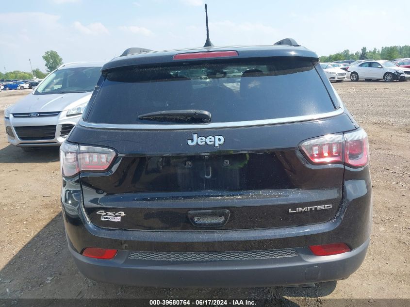 2018 Jeep Compass Limited 4X4 VIN: 3C4NJDCB8JT365702 Lot: 39680764