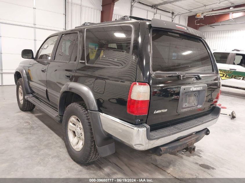 1998 Toyota 4Runner Sr5 V6 Limited VIN: JT3HN87R4W0137284 Lot: 39680777