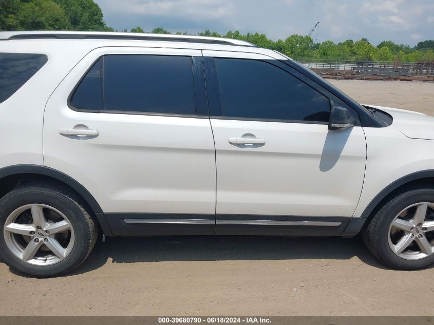 2016 Ford Explorer Xlt VIN: 1FM5K8D80GGA37755 Lot: 39680790