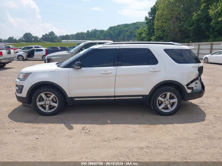 2016 Ford Explorer Xlt VIN: 1FM5K8D80GGA37755 Lot: 39680790