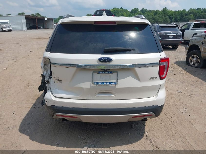 2016 Ford Explorer Xlt VIN: 1FM5K8D80GGA37755 Lot: 39680790