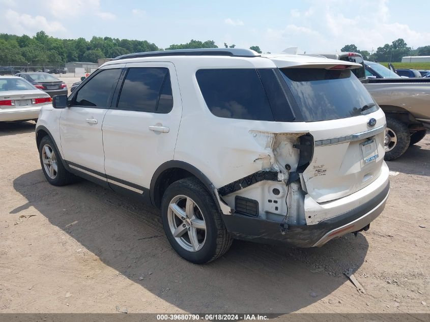 2016 Ford Explorer Xlt VIN: 1FM5K8D80GGA37755 Lot: 39680790