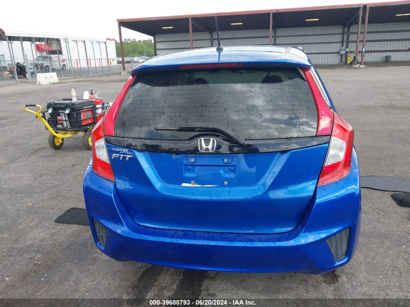 2016 Honda Fit Lx VIN: JHMGK5H5XGS008139 Lot: 39680793