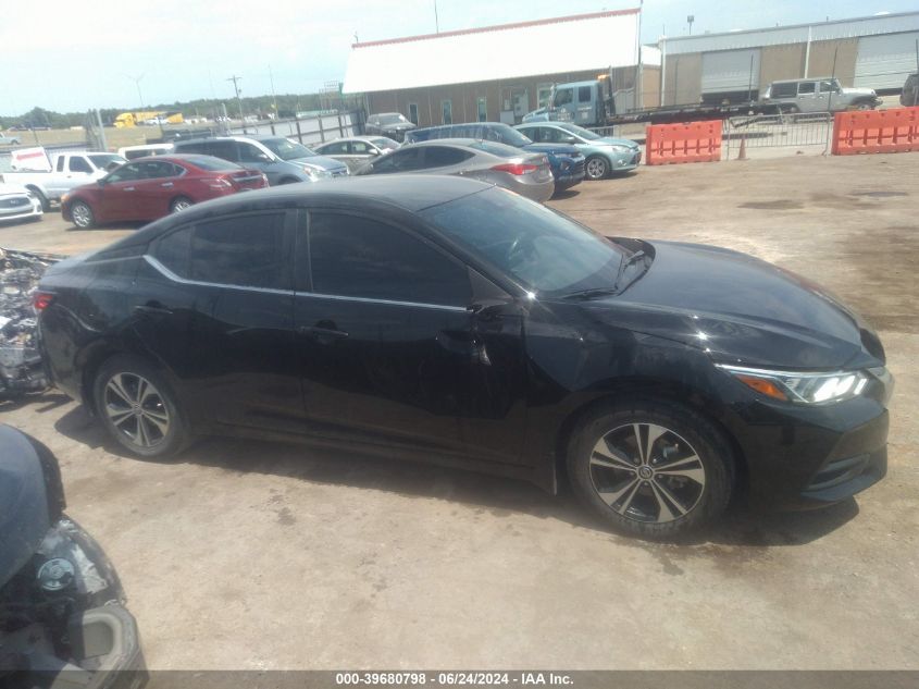 2022 Nissan Sentra Sv Xtronic Cvt VIN: 3N1AB8CV1NY295680 Lot: 39680798