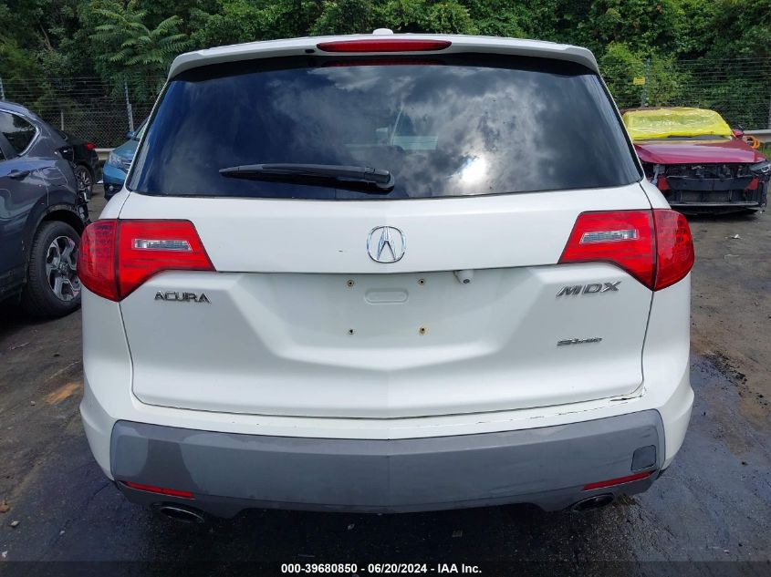 2007 Acura Mdx Technology Package VIN: 2HNYD28337H527614 Lot: 39680850