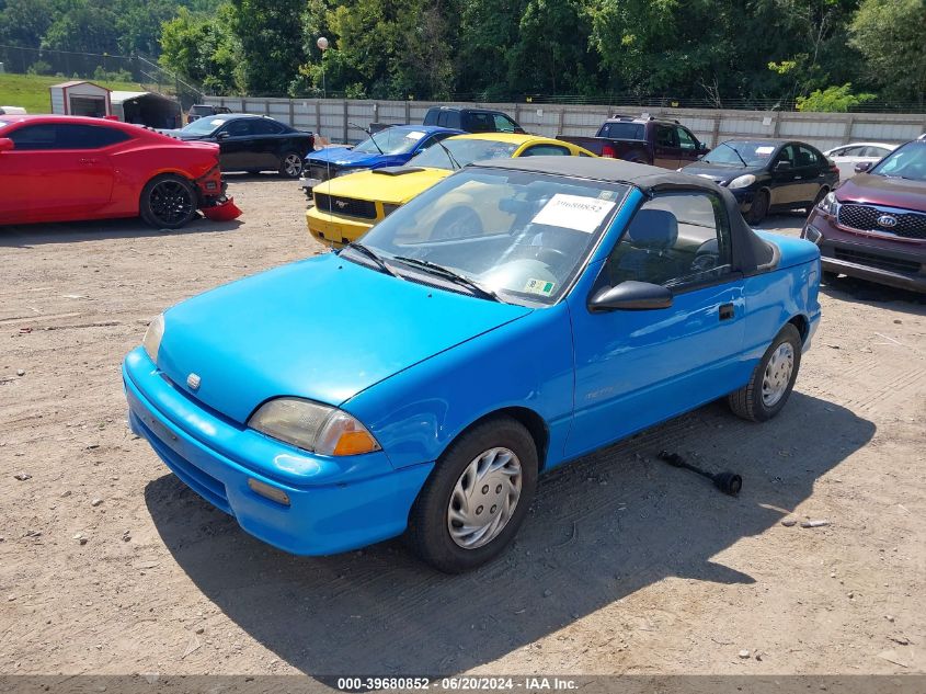 1992 Geo Metro Lsi Sprint Cl VIN: JG1MR336XNK210148 Lot: 39680852