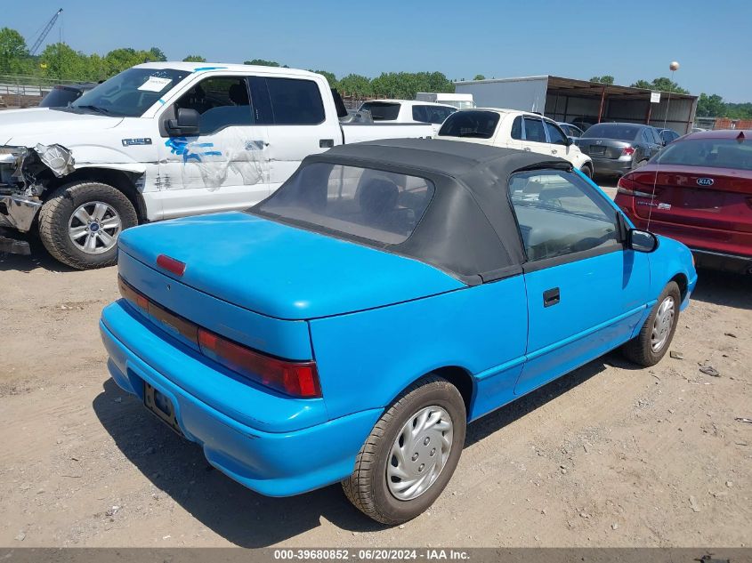 1992 Geo Metro Lsi Sprint Cl VIN: JG1MR336XNK210148 Lot: 39680852