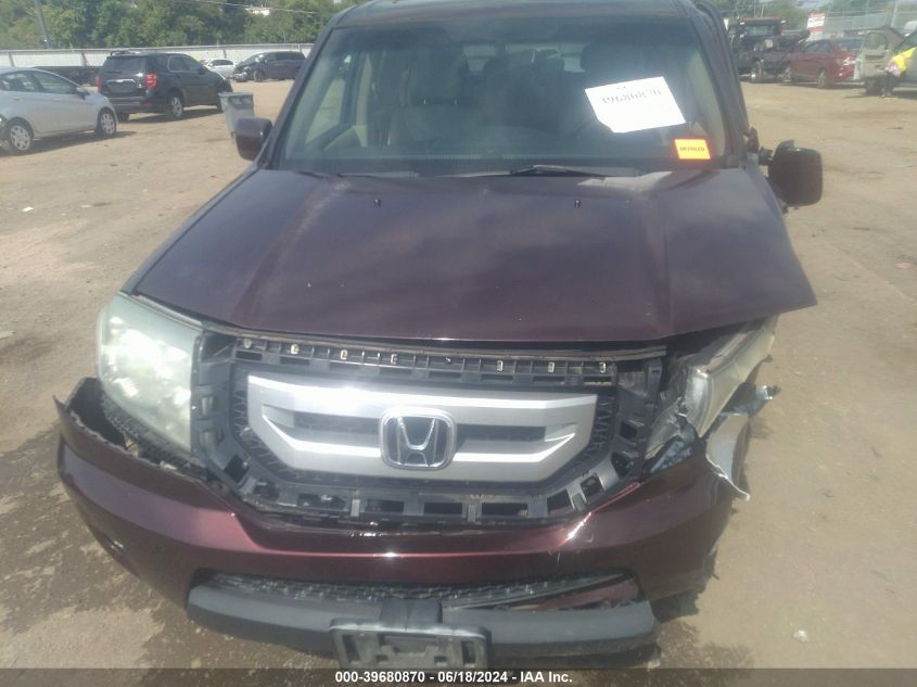 2011 Honda Pilot Ex-L VIN: 5FNYF4H5XBB073941 Lot: 39680870