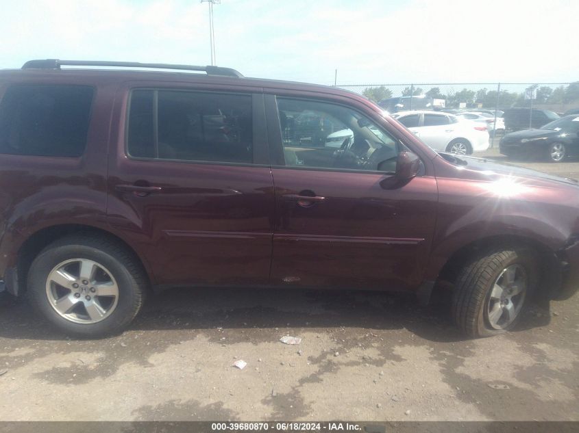 2011 Honda Pilot Ex-L VIN: 5FNYF4H5XBB073941 Lot: 39680870