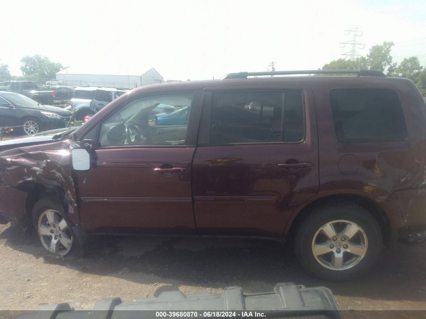 2011 Honda Pilot Ex-L VIN: 5FNYF4H5XBB073941 Lot: 39680870