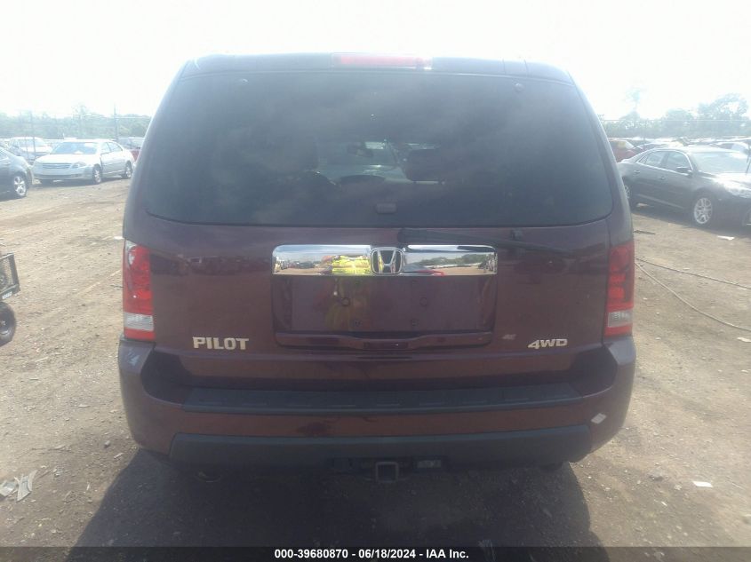 2011 Honda Pilot Ex-L VIN: 5FNYF4H5XBB073941 Lot: 39680870