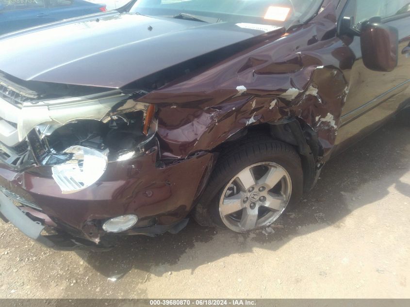 2011 Honda Pilot Ex-L VIN: 5FNYF4H5XBB073941 Lot: 39680870