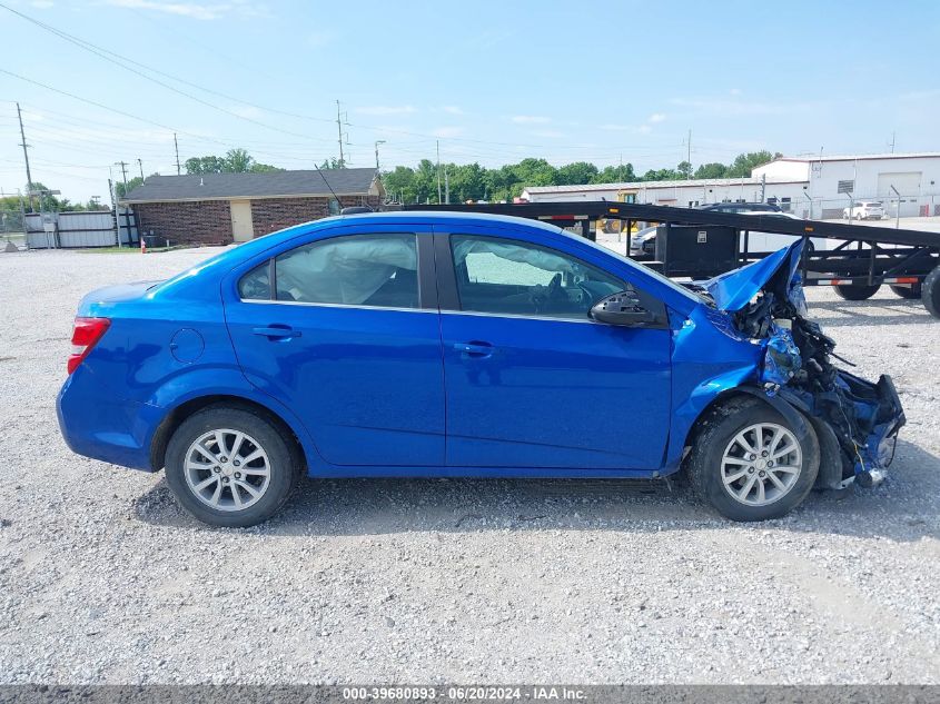 2019 Chevrolet Sonic Lt Auto VIN: 1G1JD5SB2K4150040 Lot: 39680893