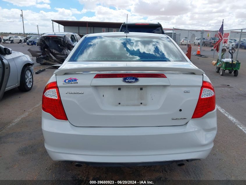 2012 Ford Fusion Se VIN: 3FAHP0HG0CR130144 Lot: 39680923