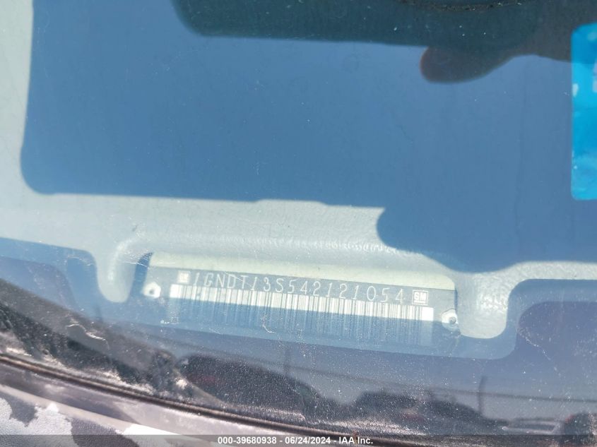 2004 Chevrolet Trailblazer Ls VIN: 1GNDT13S542121054 Lot: 39680938