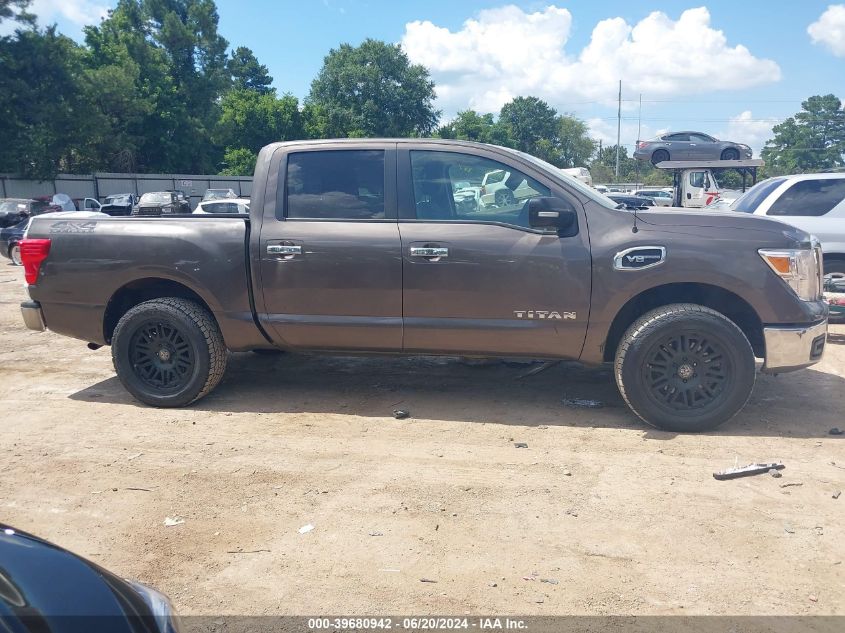 2017 Nissan Titan Sv VIN: 1N6AA1EJXHN538466 Lot: 39680942